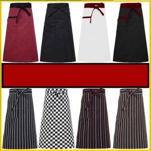 Chef Apron: Ready Stock Half Apron & Hotel Chef Apron