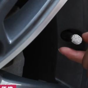 4Pcs Tutup Pentil Ban Mobil Tutup Katup Mobil Motor Sepeda Diamond Car Tire Valve Cap Universal