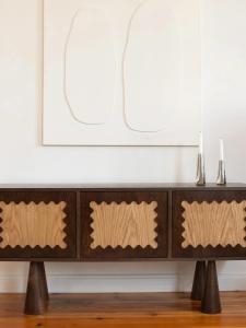 Retro Style Solid Wood Hallway Cabinet Wall Wall French Style Display Cabinetwalnut Color Living Room Entrance Cabinet