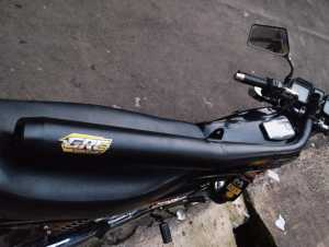KNALPOT STANDAR RACING RX KING RX SPECIAL HITAM DOFF POWDER COTING SUARA TOET