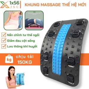 Khung Massage Hỗ Trợ Tập Lưng Thế Hệ Mới Khung Nắn Chỉnh Cột Sống Và Thoát Vị Đĩa Đệm - Dụng Cụ Mát Xa Lưng Thiết Kế Bánh Xe Gai Giúp Lưu Thông Khí Huyết
