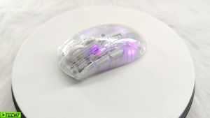 Chuột LED Không Dây Trong Suốt XYH20 Đa Kết Nối – Bluetooth & Wireless 2.4G & Có Dây Pin Sạc Type-C cho PC Laptop