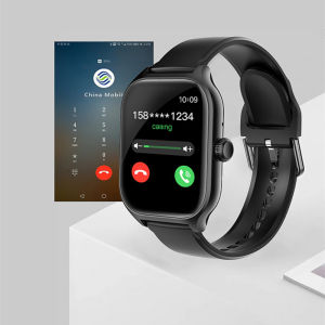 Coolpad Bluetooth Smart Watch Waterproof for Men Women Couple with Sleep Monitoring Blood Pressure Oxygen Tracker Silicone Strap