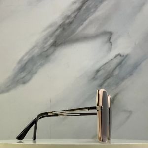 IOOI Eyewear - Kacamata Segi Enam Kotak Sunglasses Polarized Bahan Metal PC Wanita 1997