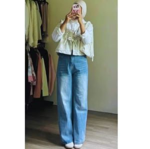 CELANA SKENA WANITA DENIM SEMI JEANS HIGHWAIST MODERN KEKINIAN TERLARIS DARI SABANG SAMPAI MERAUKE