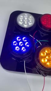 (1 PCS) Lampu LED Bak Truk Model Bulat 24 Volt