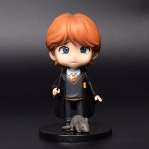 Harry Potter Hermione Granger Và Ron Weasley PVC Model Đồ Chơi Q Phiên Bản Quà Tặng Sinh Nhật Trang Trí Bánh Kho Báu Mù
