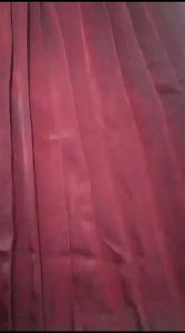 DISKON rok merah SD rempel full rok perempuan model rempel atas ( RA ) bahan high twist licin