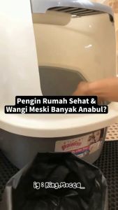 NOVAMOS REFILL Penghilang Bau Kotoran Kucing & Anjing Terbaik ( Kemasan 1 Liter ) - Pet Odor Remover Refill Parfum Pewangi Pengharum Pasir Kucing Penghilang Bau Pesing Kandang Kucing - Novamos Pet Care