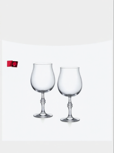 Passion Series Red Wine Champagne and Cocktail Glasses Pair
