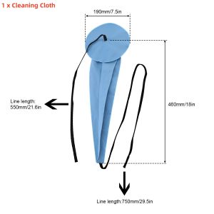 Saxophone Cleaning Kits with Mouthpiece Cushions Inner Chamber Cleaning Cloth Mouthpiece Brush Sax Clarinet Cleaning Tools