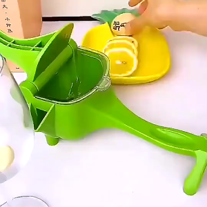 Household Plastic Green Manual Fruit Juicer multifunctional Squeezer Hand Press Extractor Machine Kitchen Tool