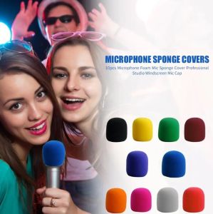 CoAce Mic Foam Microphone Sponge Covers Washable Professional Studio Windscreen Shield oam Mic Cover Karaoke Dj Microfone Sponge Pop Filter