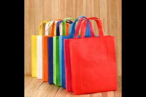 Beg Tote ECO-FRIENDLY  Horizontal A3 Size Plain Recycle Tote Bags Non-Woven Reusable Grocery Shopping Gift Party Fabric Hand Bag 手提环保袋