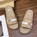 slipper for women 2025 new fttilop Womens fashion slippers sandals simple strap velcro slippers. 