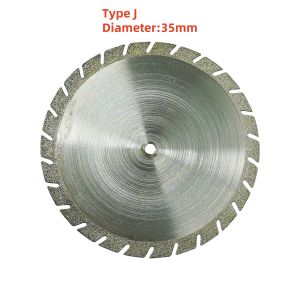 1Pcs Dental Double Sided Diamond Polishing Disc 30mm 35mm 40mm 45mm Lab Cutting Wheel for Plaster Ceramic Trimming