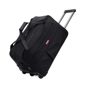 2025 New Lightweight Foldable Travel Bag Mens Short Trip Carry-On Bag Large Capacity Oxford Cloth Handheld Tourist Bag