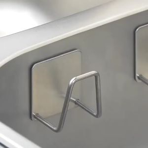 TaffHOME Tempat Spons Wastafel Gantungan Organizer Rak Dapur Stainless Steel ECKS2 - 7RHZGQBK