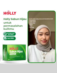 JUKE Holly Sabun Hijau Mandi Antiseptic 60 gram / Sabun Badan Holly Antiseptik Anti Gatal - 60gr