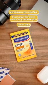 HANSAPLAST Koyo Hangat 1 Box 10 Sachet isi 10 Lembar - Meredakan Pegal Linu & Nyeri Otot
