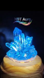 Tinh Thể Epoxy Thiên Thanh Ánh Kim - Aurora Sky Crystal