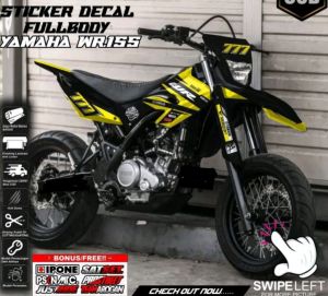 stiker decal motor yamaha wr 155 2024
