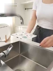 Wood Pulp Cotton Rag Sponge Kitchen Cleaner Dish Washing Sponge Scouring Pad(RANDOM)