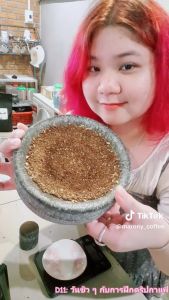 5 นิ้ว บดกาแฟ ขนาดกระทัดรัด ครกหินทันใจ ครกหินแกรนิต เป็นสไตส์คลังเตามนุษย์หิน เรียบเนียนบดกาแฟ