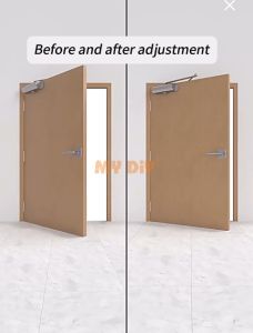 MYDIYHOMEDEPOT - AUTOMATIC DOOR CLOSER HEAVY DUTY HYDRAULIC AUTOMATIC DOOR CLOSER 45-65KG CAPACITY STAINLESS STEEL