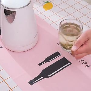 Taplak Meja Makan Bulat PEVA Premium 152 CM Alas Pelindung Meja Anti Air & Minyak Asthetic Estetik Mudah Dibersihkan