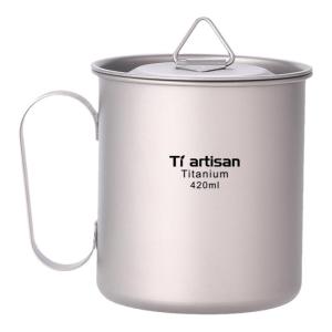 Tiartisan | Outdoor Pure Titanium Fixed Handle Large Capacity Cup