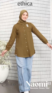 BLOUSE ETHICA NAOMI 63 ATASAN WANITA TERBARU DAILY KASUAL KEKINIAN KONDANGAN KULIAH TERMURAHHH