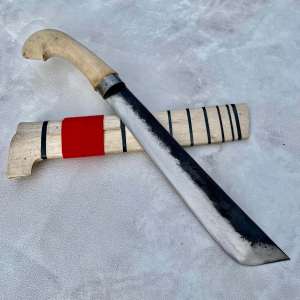 Golok kerja serbaguna bilah 40 cm asli baja super tangguh