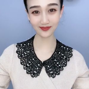 ผ้าคลุมไหล่ผ้าไหมฝ้ายลายลูกไม้สไตล์เกาหลีสำหรับผู้หญิงในช่วงฤดูร้อนแบบลำลอง เครื่องประดับแฟชั่นสำหรับผู้หญิง