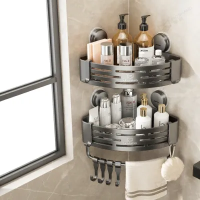 MOSHANG | Suction Cup Corner Storage Rack