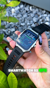Morein Plus Smartwatch S2 GPS - 1.83 Curved Display | AI Suara | Mendukung Strava | 123 Mode Olahraga | Telepon Bluetooth | Pemantauan Kesehatan | Tahan Air IP68 | Baterai Tahan Lama | DIY Wallpaper | Jam Tangan Pintar