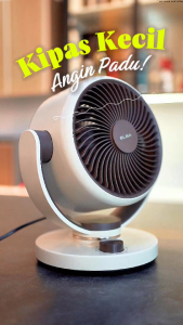 ELBA 8" ETF-S0866(MC) Table Fan Mocha