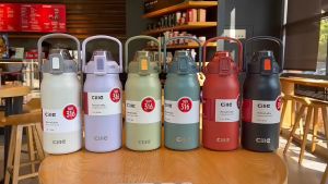 LAZ DIY Cille Original 1.3L/1.7L 316SS Stainless Steel Vacuum Flask Thermos Water Bottle