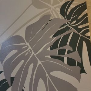 รูปใบไม้ มินิมอล ตกแต่งห้องนอน ห้องนั่งเล่น   สีสวยคมชัด จัดส่งไว (ส่งจากไทย)