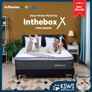 Kasur Spring Bed INTHEBOX X (Plush Top) - FREE Bantal | Ukuran 90x200 100x200 120x200 140x200 160x200 180x200 & 200x200