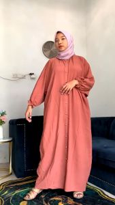 Gamis Kaftan Zoya Polos