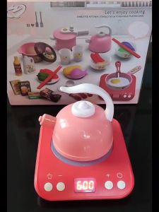 Jackjacktoys Mainan Peran Edukasi Anak Perempuan Set Mini Kitchen Masak Masakan didapur Material ABS Mainan Peran Untuk Anak Balita