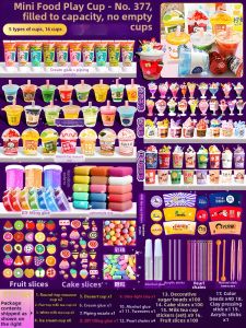 DIY Mini Milk Tea Cup Educational Toy for Kids