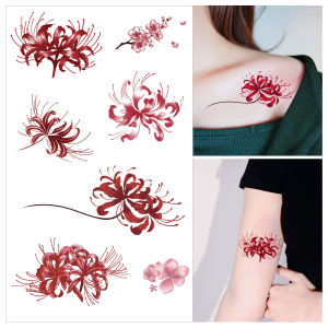 1 set isi 4 tato temporer bunga dandelion