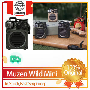 Original MUZEN Wild Mini Bluetooth 5.0 Wireless Speaker Outdoor Waterproof Punk Retro Art Birthday Present Creative Christmas Gift (Ship 24 Hours)