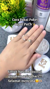 BMG Bundling 2 Body Cream dan 2 Lotion - Paket BMG Cepat Putih - Body Care BMG