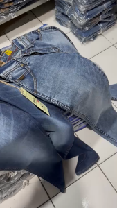 MC WISCER Celana Panjang Pria Jeans Polos Denim Melar Pola Skinny Warna Tidak Luntur Distro Pria