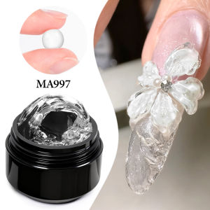 15ml Clear Non-Stick Hand Extension Gel Nail Polish 3D Shaping/Sculpting/Carving UV/LED Building Gel Milky Jelly Hard Gel Nails