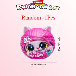 Bandai | ZURU Rainbocorns Plush Toy Surprise Egg Blind Box Puppycorn Bunny Collectible Doll for Gift Fairycorn Pets Alive