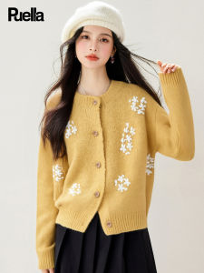 puella | Áo Khoác Sweater Thêu Phong Cách Hàn Quốc